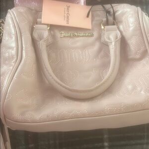 Juicy Couture Blush Pink Quilted Satchel